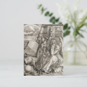 Albrecht Durer - Melancholia Postkarte (Stehend Vorderseite)