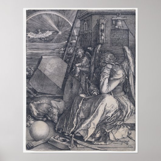 Albrecht Dürer Melencolia I Poster (Vorne)