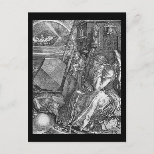 Kunstkarte Albrecht Dürer Melancholia 