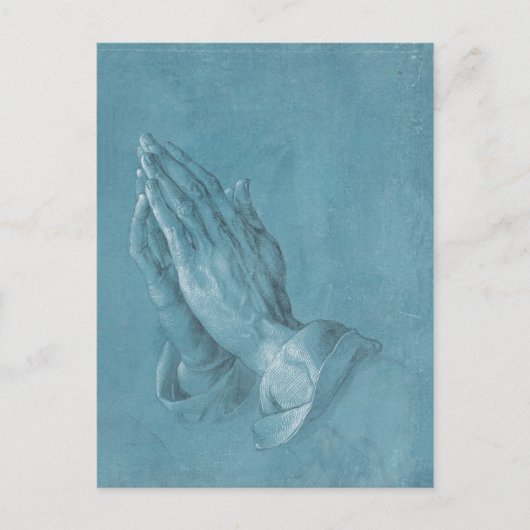 Albrecht Durer Praying Hands Malerei Art Print Postkarte (Vorderseite)