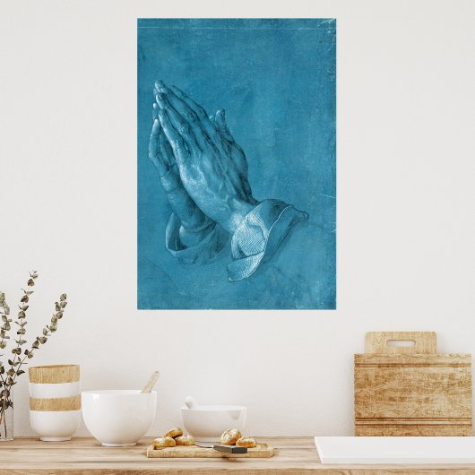 Albrecht Dürer Praying Hands Poster (Küche)