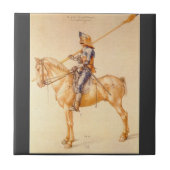 Albrecht Durer - Reiter in der Rüstung Fliese (Vorderseite)