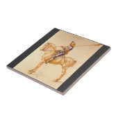 Albrecht Durer - Reiter in der Rüstung Fliese (Seite)