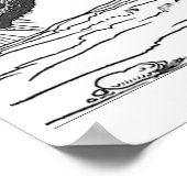 Albrecht Durer - Rhinoceros Poster (Ecke)