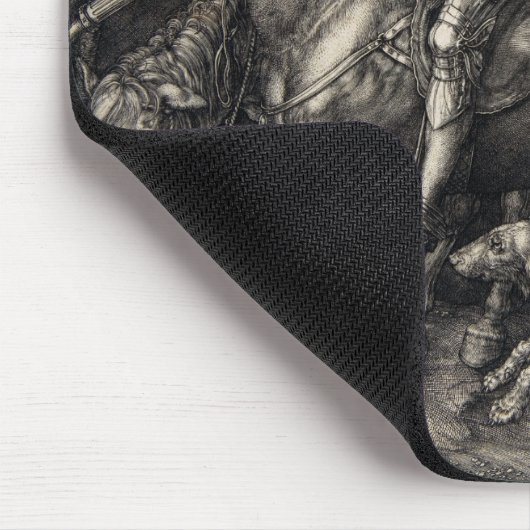 Albrecht Dürer-Ritter, Tod und der Teufel Mousepad (Ecke)