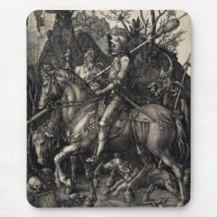 Albrecht Dürer-Ritter, Tod und der Teufel Mousepad