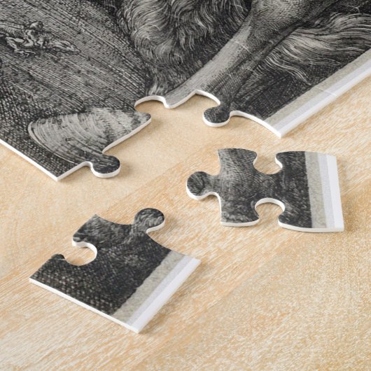 Albrecht Durer - Ritter, Tod und Teufel Puzzle (Seite)