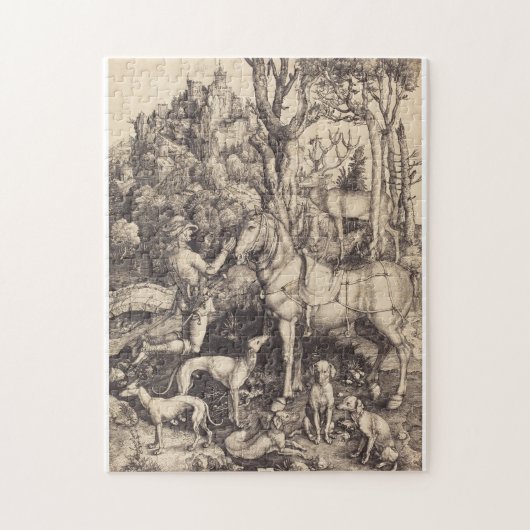 Albrecht Durer - Saint Eustace Puzzle (Vertikal)