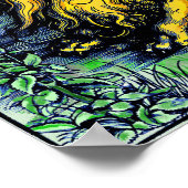 Albrecht Dürer "Samson Killing the Lion" 1498 Poster (Ecke)