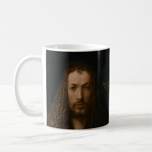 Albrecht Dürer - Selbstportrait, 1500 Kaffeetasse (Links)