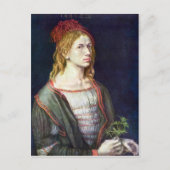 Albrecht Durer - Selbstportrait 3 Postkarte (Vorderseite)