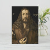 Albrecht Durer - Selbstportrait Ankündigung (Stehend Vorderseite)