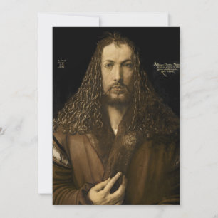 Albrecht Durer - Selbstportrait Einladung
