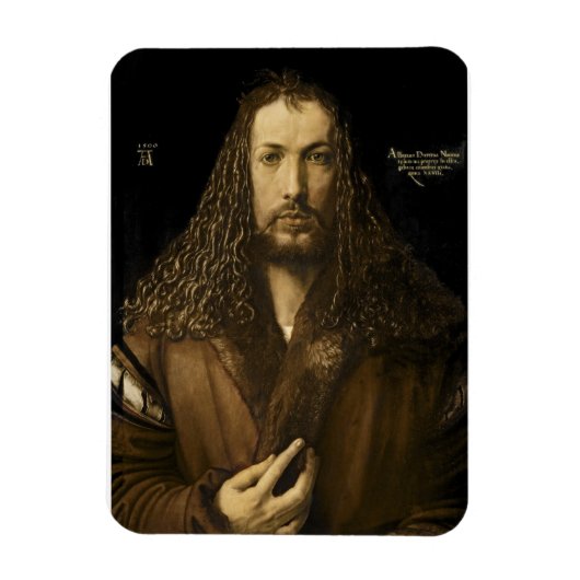 Albrecht Durer - Selbstportrait Magnet (Vertikal)