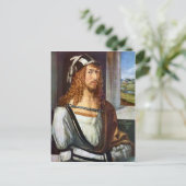 Albrecht Durer - Selbstportrait Postkarte (Stehend Vorderseite)