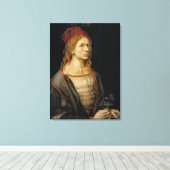 Albrecht Durer Self Portrait 1493 Leinwanddruck (Insitu (Holzboden))