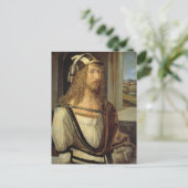 Albrecht Dürer Self Portrait (1498) Postkarte (Stehend Vorderseite)
