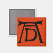 Albrecht Durer Signature Monogram Magnet (Vorderseite/Rückseite)