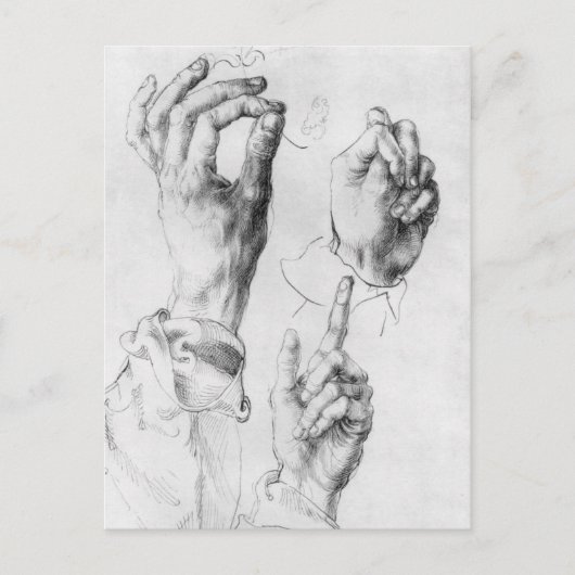 Albrecht Durer Sketch Postkarte (Vorderseite)