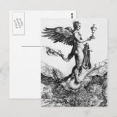 Albrecht Durer Sketch Postkarte (Vorne/Hinten)