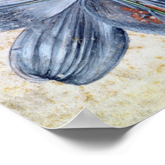 Albrecht Durer - Study Of A Lily Poster (Ecke)