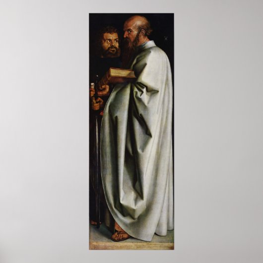 Albrecht Durer The Four Apostles Right Panel Poster (Vorne)