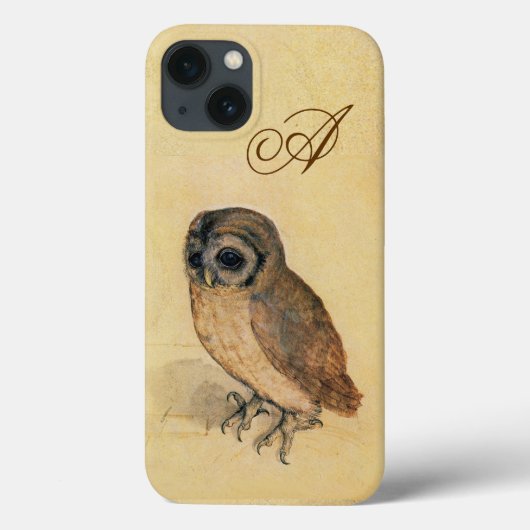 Albrecht Durer The Little Owl Monogram Case-Mate iPhone Hülle (Rückseite)