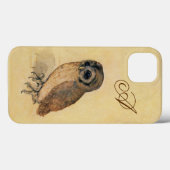 Albrecht Durer The Little Owl Monogram Case-Mate iPhone Hülle (Rückseite (Horizontal))