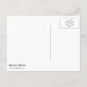 Albrecht Durer The Little Owl Postkarte (Rückseite)