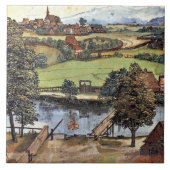 Albrecht Durer, The Trefileria on Peignitz, Fliese (Vorderseite)
