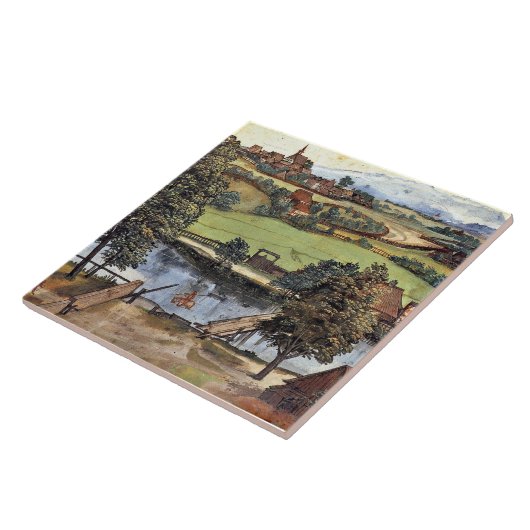 Albrecht Durer, The Trefileria on Peignitz, Fliese (Seite)