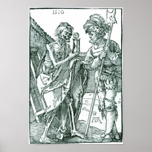Albrecht Dürer - Tod u. das Landsknecht Poster