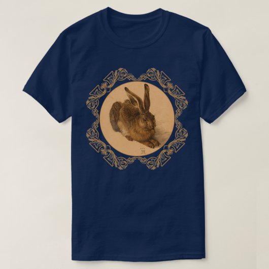 Albrecht Durer Young Hare Feldhase T-Shirt (Design vorne)