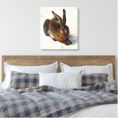 Albrecht Durer Young Hare Leinwanddruck (Insitu (Schlafzimmer))