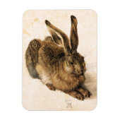 Albrecht Durer Young Hare Magnet (Vertikal)
