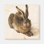 Albrecht Durer Young Hare Magnet (Vorne)