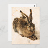 Albrecht Durer Young Hare Postcard Postkarte (Vorne/Hinten)