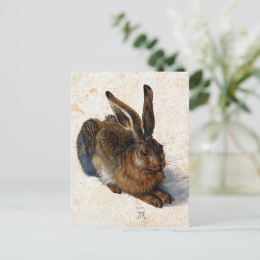 Albrecht Dürer Young Hare Postkarte (Stehend Vorderseite)
