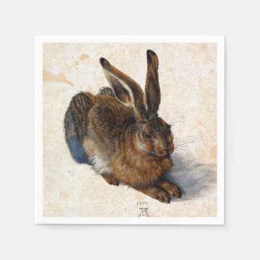 Albrecht Dürer Young Hare Serviette (Vorderseite)