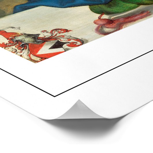 Albrecht Dürer Zedign Art Poster #221 (Ecke)