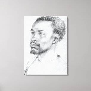 Albrecht Durer zeichnend auf Leinwand