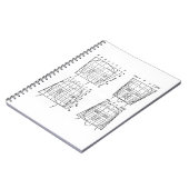 Albrecht Dürers Studie über menschliche Proportion Notizblock (Linke Seite)