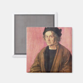 Albrecht Durers Vater, 1497 Magnet (Vorderseite/Rückseite)