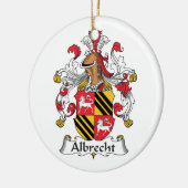Albrecht-Familienwappen Keramik Ornament (Links)