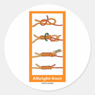 Albright Knot Runder Aufkleber