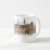 Albright-Winter-Schneemann Kaffeetasse (VorderseiteRechts)