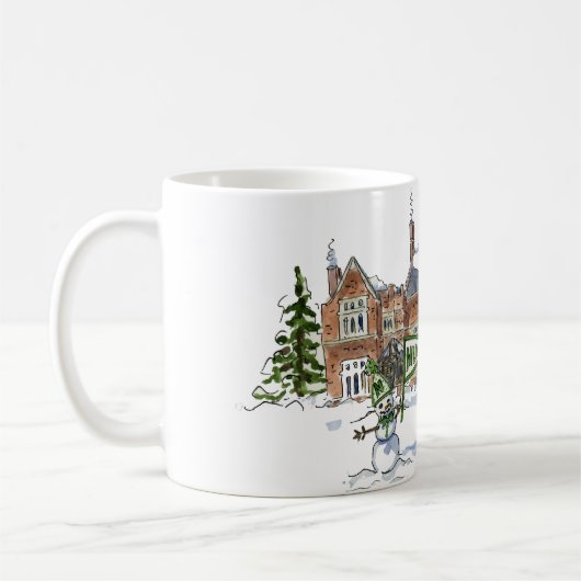 Albright-Winter-Schneemann Kaffeetasse (Links)