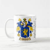 Albritton Familien-Wappen Kaffeetasse (Links)