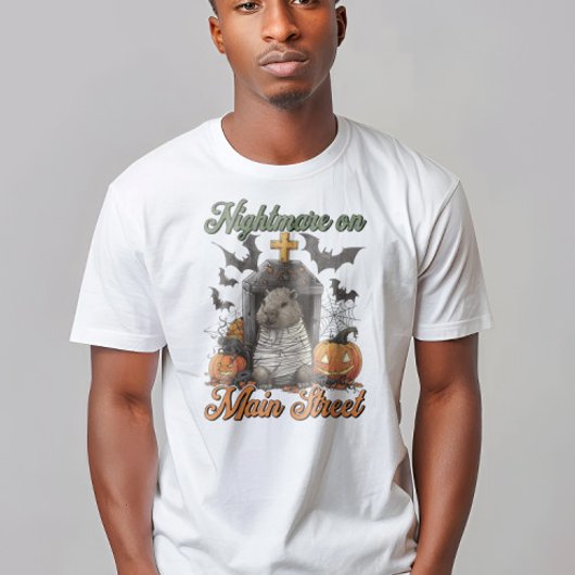 Albtraum am Main Capybara Halloween Funny T - Shir T-Shirt