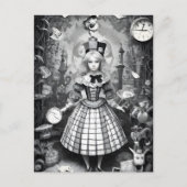 Albtraum am Tea Party Postkarte (Vorderseite)